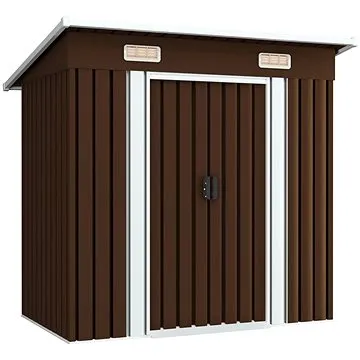SHUMEE Domek zahradní, hnědý 194 x 121 x 181 cm (47027)