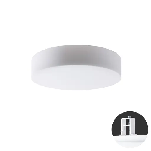 OSMONT ERI67159 ERIS V4 stropní/nástěnné skleněné polovestavné svítidlo bílá IP44 3000 K 52W LED DALI