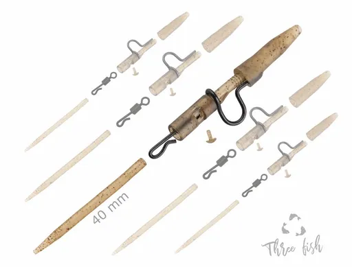 Zfish Závěsky Heavy Duty Clip Complete Pin Set 40mm,Zfish Závěsky Heavy Duty Clip Complete Pin Set 40mm