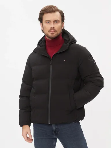 Tommy Hilfiger pánská černá bunda MW0MW33958 XXL