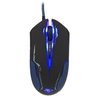 E-blue Myš Auroza, 3500DPI, optická, 6tl., drátová USB, černá