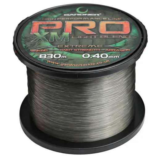 Gardner vlasec pro xm light blend-průměr 0,28 mm / nosnost 4,5 kg / návin 1470 m
