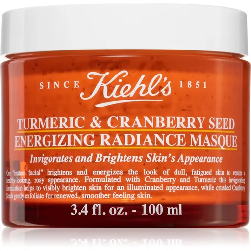Kiehl's Turmeric & Cranberry Seed Energizing Radiance Mask rozjasňující pleťová maska pro všechny typy pleti včetně citlivé 100 ml