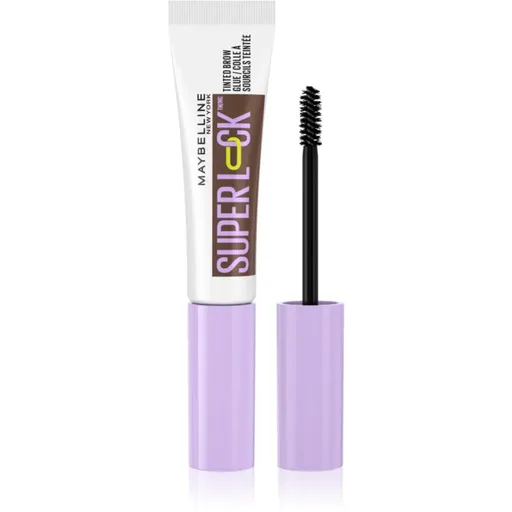 MAYBELLINE NEW YORK Super Lock fixační gel na obočí odstín Deep Brown 8 g