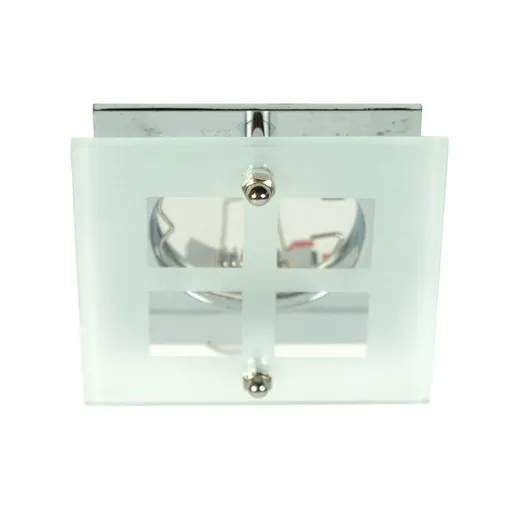 Stropní svítidlo čtvercové sklo chrom SZ-06 2229104