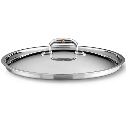 Poklice CON CUORE 30 cm, stříbrná, měď, Ruffoni