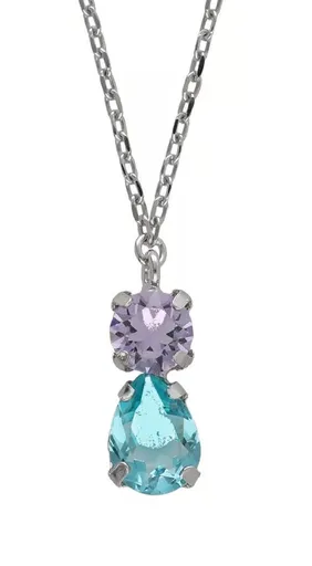 Victoria Cruz Hravý stříbrný náhrdelník s krystaly Bay A4895-15HG