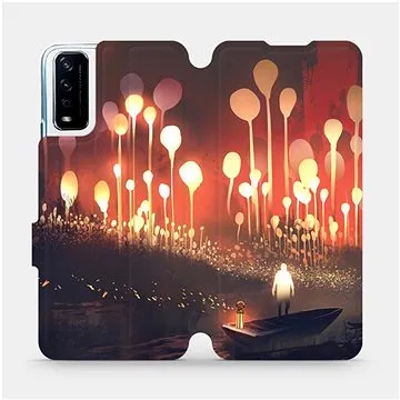 Flipové pouzdro na mobil Vivo Y11S - VA01S Lampiony a muž v lodičce (5903516594764)