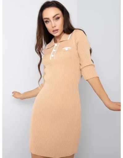 Dámské šaty Harper RUE PARIS béžové