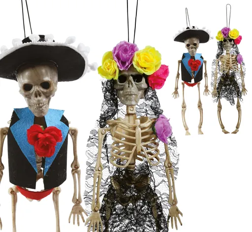 Guirca Visící dekorace - Mexická kostra 1 ks