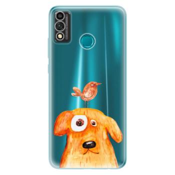 Odolné silikonové pouzdro iSaprio - Dog And Bird - Honor 9X Lite