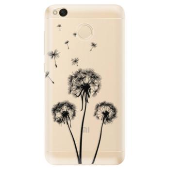 Odolné silikonové pouzdro iSaprio - Three Dandelions - black - Xiaomi Redmi 4X