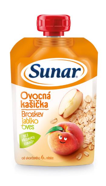 Sunar broskev jablko ovesné vločky 3 120 g