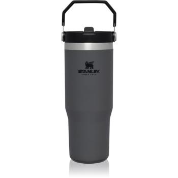 Stanley IceFlow™ Flip Straw Tumbler nerezová láhev na vodu Charcoal 890 ml