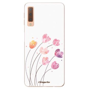 Odolné silikonové pouzdro iSaprio - Flowers 14 - Samsung Galaxy A7 (2018)