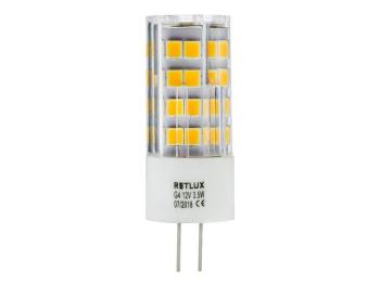 Žárovka LED G9  3,5W bílá teplá RETLUX RLL 298