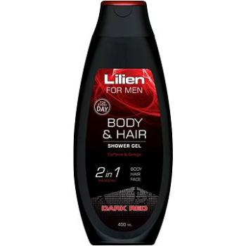 LILIEN Sprchový gel & šampon Dark Red 400 ml (8595196906318)