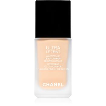 Chanel Ultra Le Teint Flawless Finish Foundation dlouhotrvající matující make-up pro sjednocení barevného tónu pleti odstín B10 30 ml