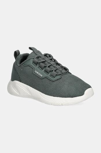 Dětské sneakers boty Geox SPRINTYE zelená barva, J46GBA.01454