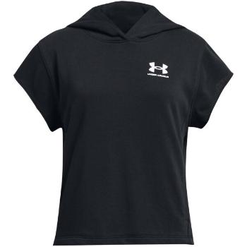 Under Armour RIVAL TRY Dívčí mikina, černá, velikost