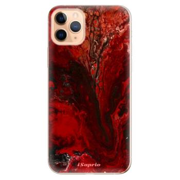 Odolné silikonové pouzdro iSaprio - RedMarble 17 - iPhone 11 Pro Max