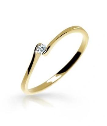 Cutie Jewellery Zásnubní prsten ze žlutého zlata Z6727-2947-10-X-1 59 mm