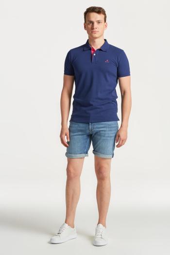 ŠORTKY GANT ARLEY GANT JEANS SHORTS MID BLUE WORN IN