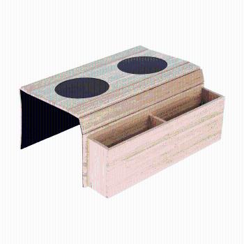 Kondela Odkladacia podložka na sedačku, prírodný bambus, VISE