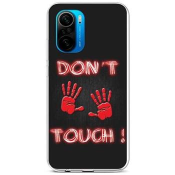 TopQ Xiaomi Poco F3 silikon Don´t Touch Red 62831 (Sun-62831)