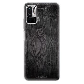 Odolné silikonové pouzdro iSaprio - Black Wood 13 - Xiaomi Redmi Note 10 5G