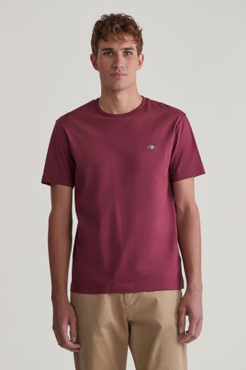 TRIČKO GANT REG SHIELD SS T-SHIRT WINE RED