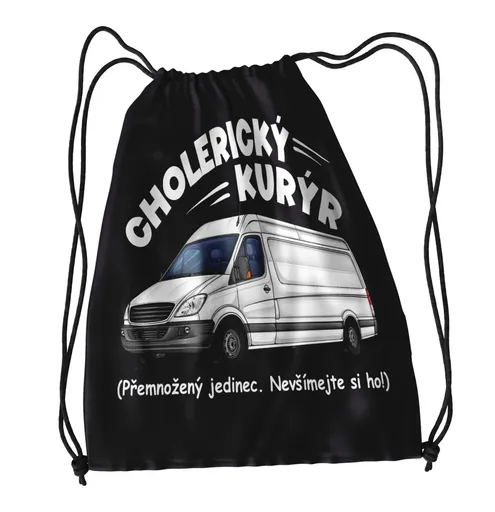 Vak na záda Cholerický kurýr