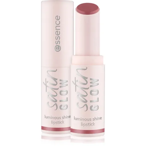 essence satin GLOW krémová rtěnka se saténovým finišem odstín 03 Rose And Shine 3.5 g