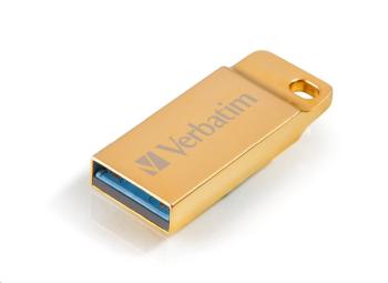 VERBATIM Flash Disk 16GB Metal Executive, USB 3.0, zlatá, kovová