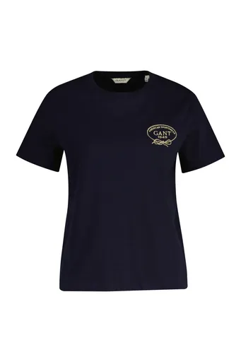 TRIČKO GANT ROPE GRAPHIC SS T-SHIRT EVENING BLUE