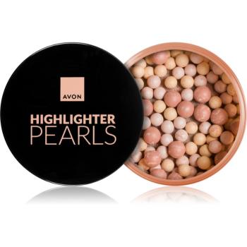 Avon Pearls rozjasňující třpytivé perly odstín Light Peach 28 g