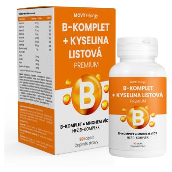 MOVIT ENERGY B-Komplet + kyselina listová premium 90 tabliet