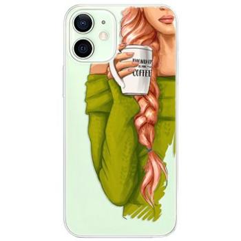 iSaprio My Coffe and Redhead Girl pro iPhone 12 mini (coffread-TPU3-i12m)