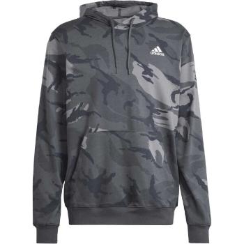 adidas BIG LOGO HOODIE Pánská mikina, tmavě šedá, velikost