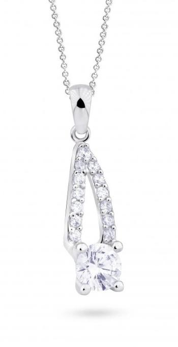 Cutie Jewellery Okouzlující přívěsek z bílého zlata se zirkony Z8051-40-10-X-2