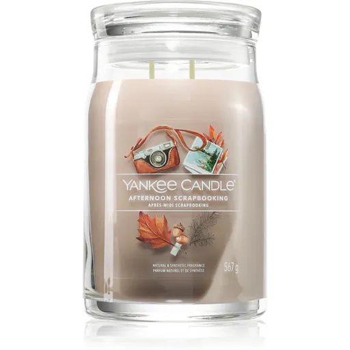 Yankee Candle Afternoon Scrapbooking vonná svíčka 567 g
