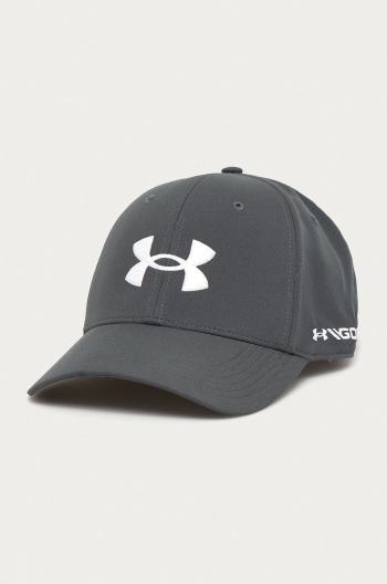 Čepice Under Armour 1361547 šedá barva, s aplikací, 1361547