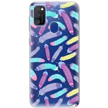 iSaprio Feather Pattern 01 pro Samsung Galaxy M21 (featpatt01-TPU3_M21)