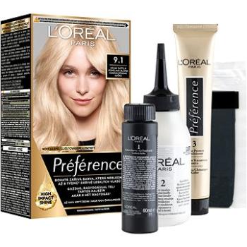 L'ORÉAL PARIS Préférence 9.1 Oslo Světlá popelavá blond (3600523913442)