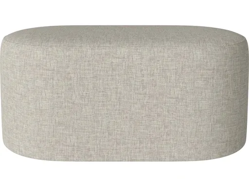 Puf Zyl oválný - 50 x 90 cm, více variant - Bolia Varianta: Nantes - Smooth weave, Sand