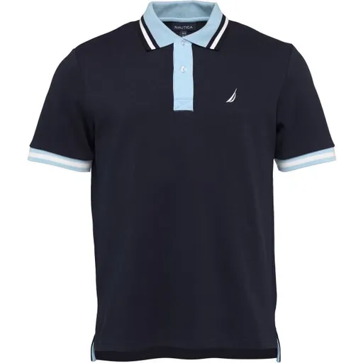 NAUTICA LANGLEY Pánské triko, tmavě modrá, velikost XXL