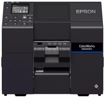 Epson ColorWorks D6000 (Pe) C31CL90202 barevná tiskárna štíků, peeler, disp., USB, Ethernet, black