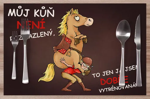 Prostírání Kůň není rozmazlený