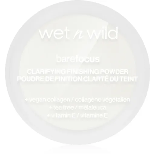Wet n Wild BareFocus Clarifying Finishing Powder matující pudr odstín Translucent 6 g