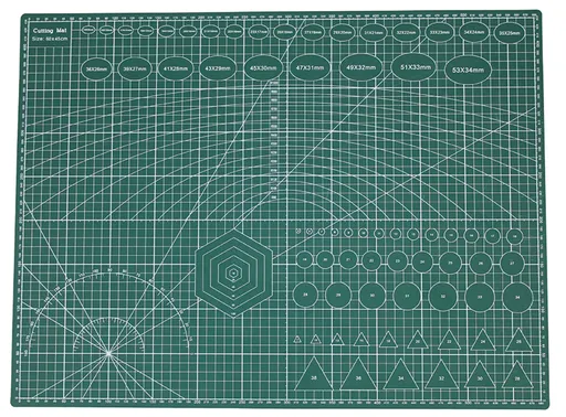 Řezací podložka zelená 60x45cm